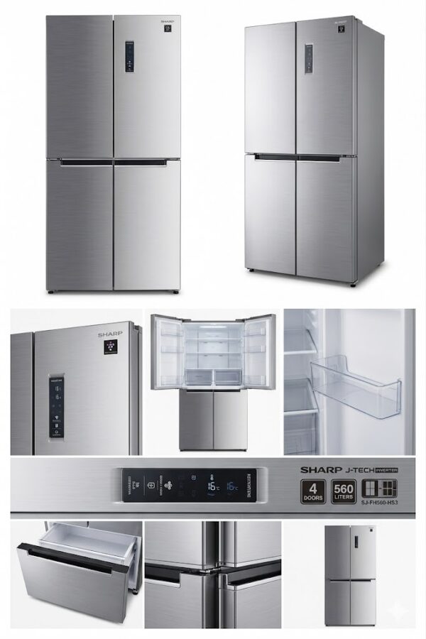 SHARP Refrigerator SJ-FH560-HS3