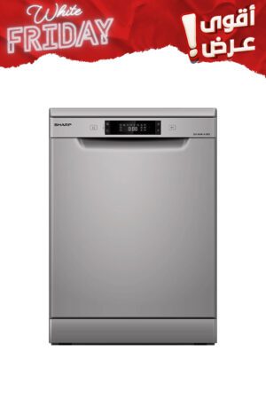 Sharp Dishwasher 14 Set - 8 Programs Stainless Steel A++