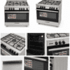 Glem Gas Cooker SE8612RIFS