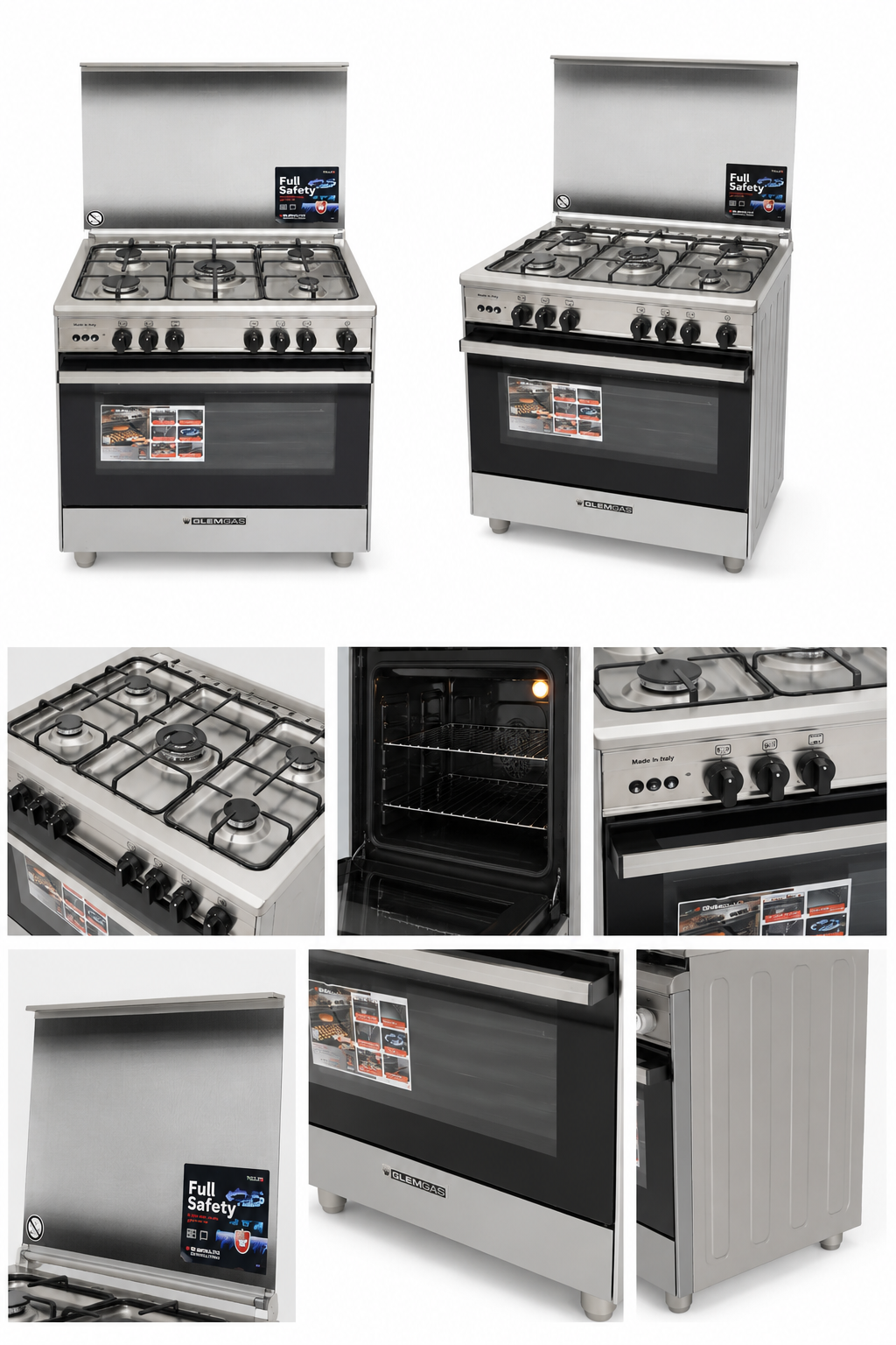 Glem Gas Cooker SE8612RIFS