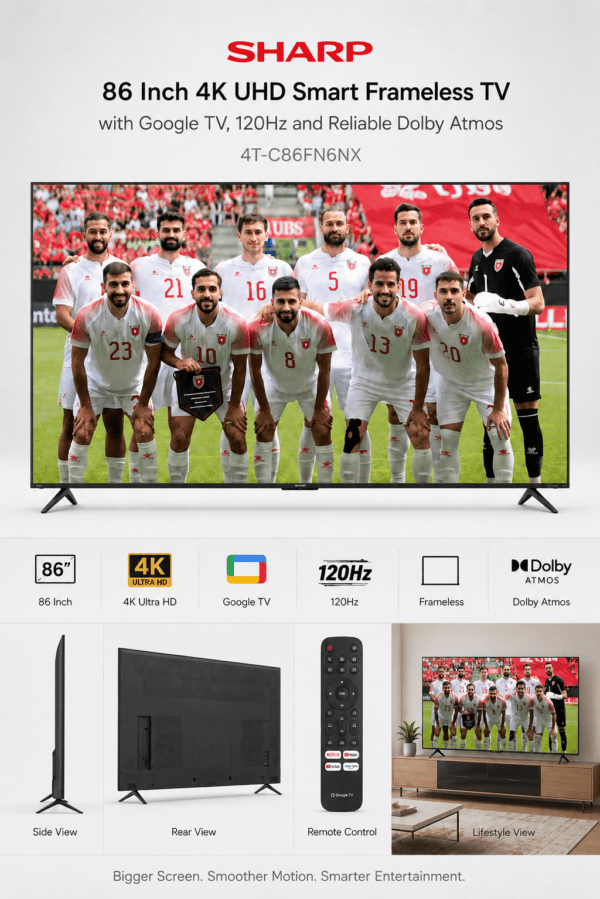 SHARP Smart TV 4T-C86FN6NX