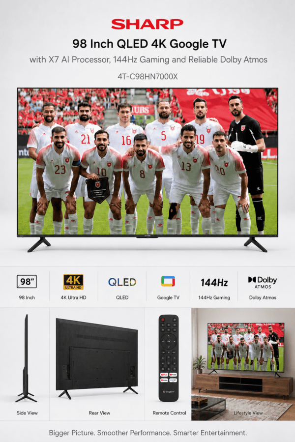 SHARP QLED TV 4T-C98HN7000X