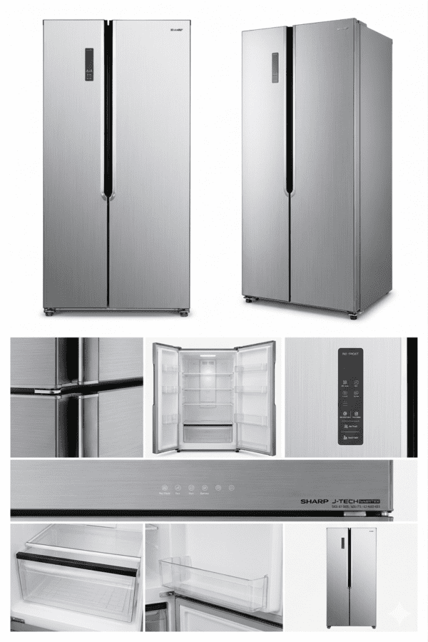 SHARP Refrigerator SJ-X655-HS3