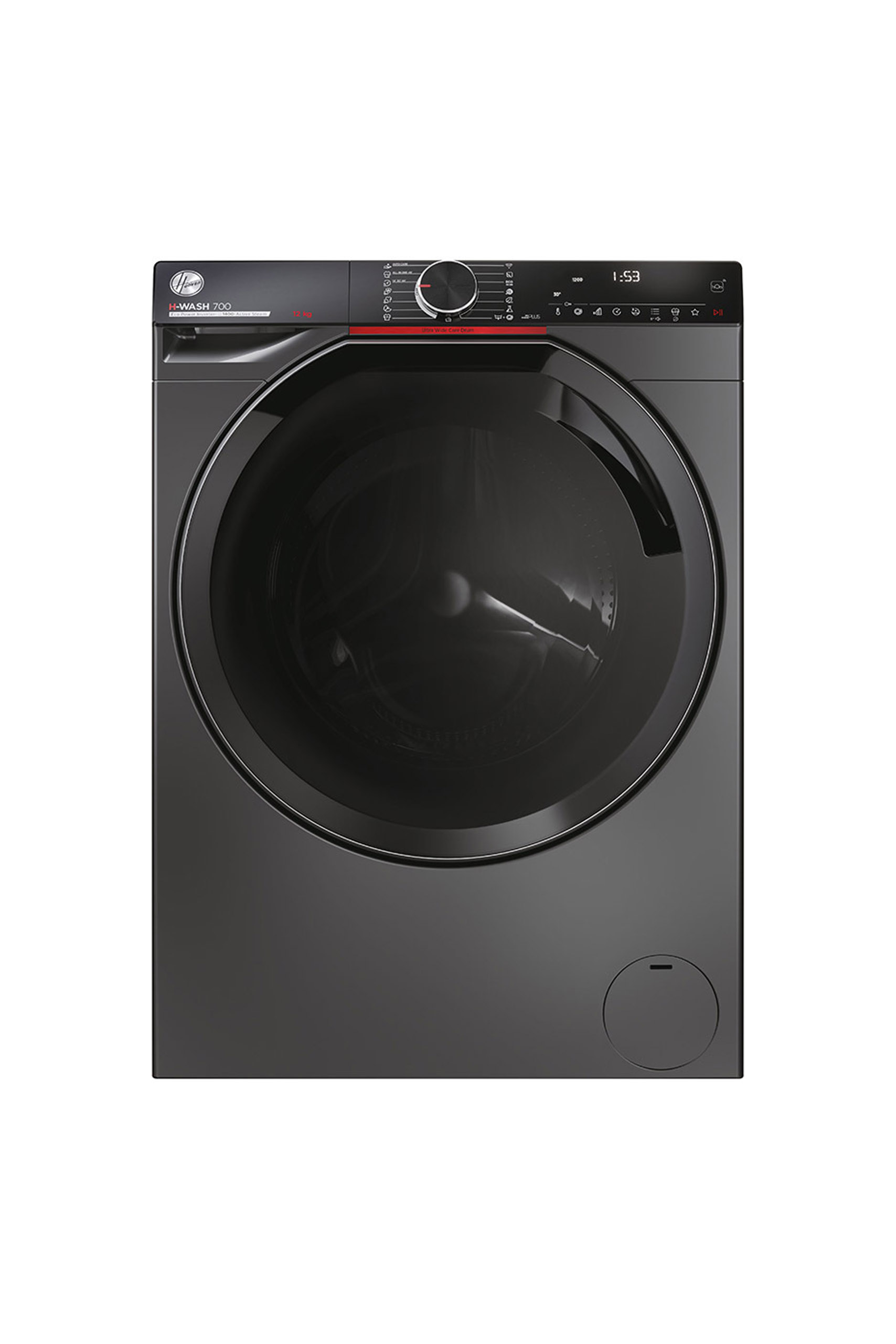 Hoover Washer Dryer 10KG Wash 6KG Dry 1600RPM Inverter Dark Silver – H6DPB6106BCR8-80 |	H6DPB6106BCR8-80