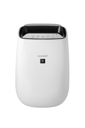 SHARP Air Purifier FP-J50SA-W with 80 m² coverage in white