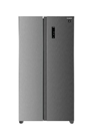 ثلاجة شارب 815 لتر Side by Side ستانلس ستيل