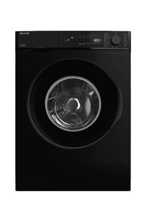 SHARP Washing Machine 8KG 1000RPM Black