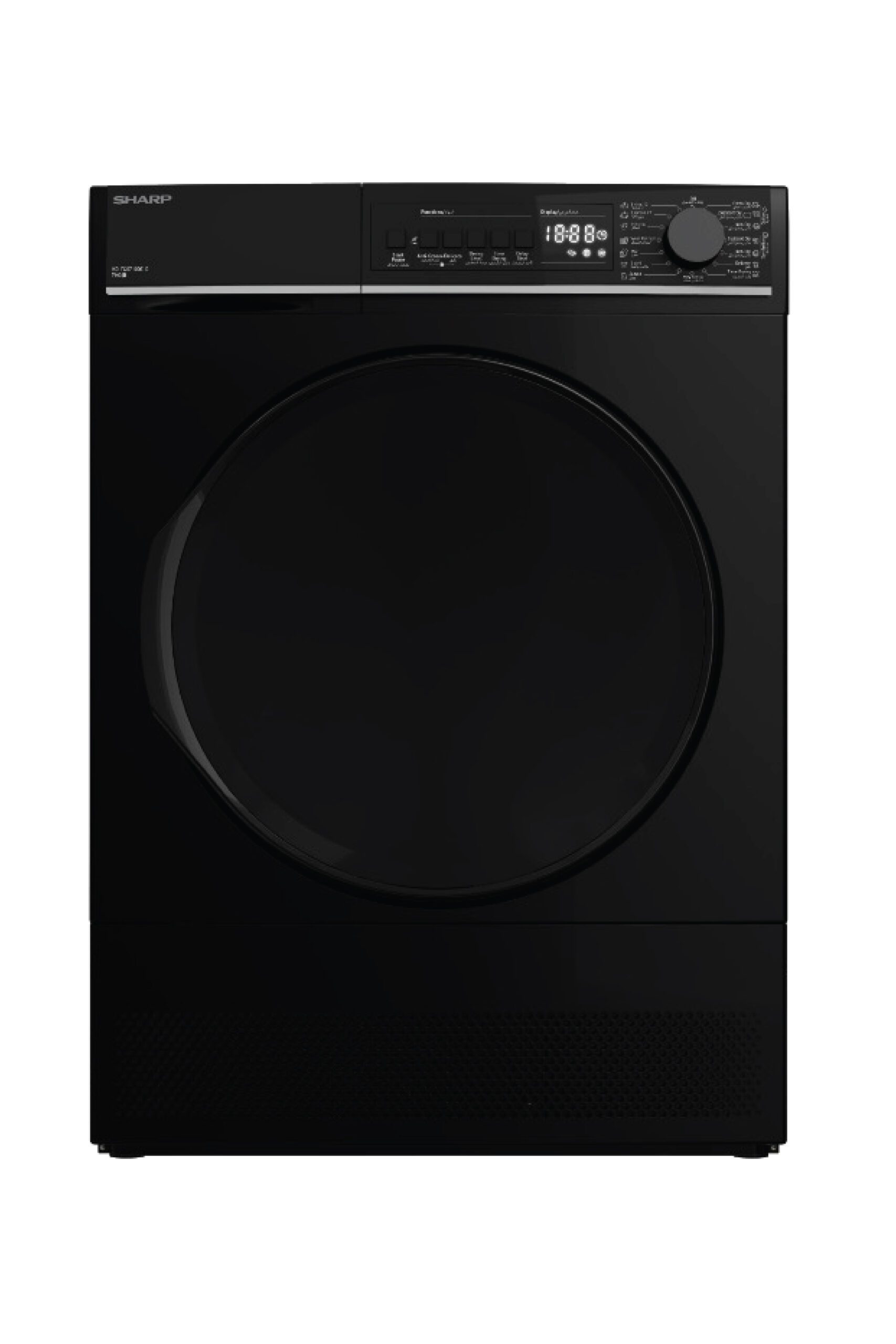 SHARP Dryer 9 KG Condensor Black
