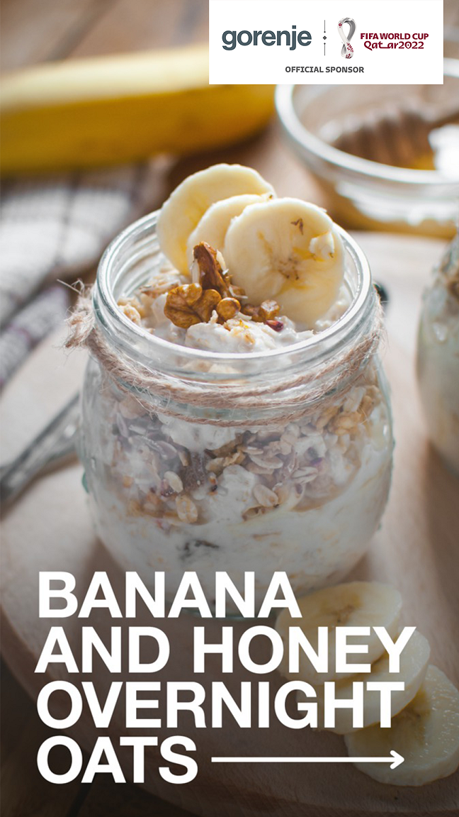 banana and honey overnight oats